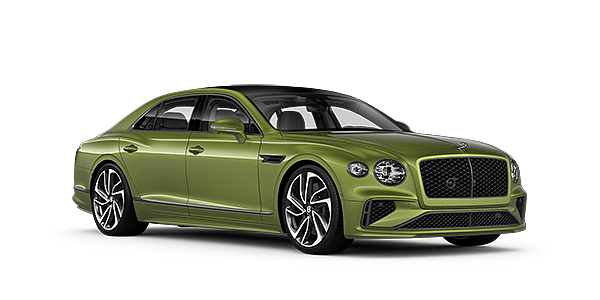 Exclusive Cars Vertriebs GmbH New Bentley Flying Spur Speed v8 hybrid sedan in Tourmaline green paint