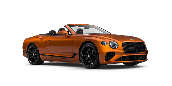 Exclusive Cars Vertriebs GmbH Bentley Continental GTC convertible in Orange Flame paint front 34