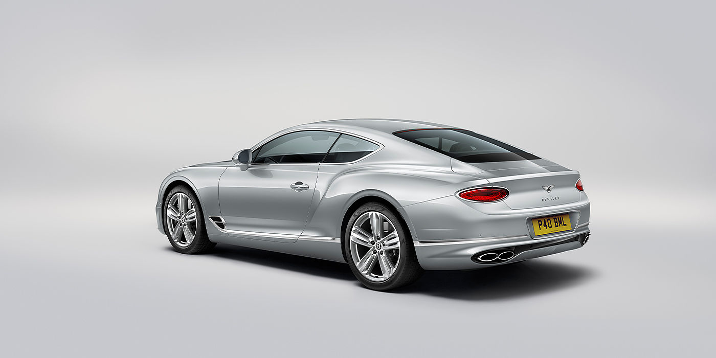 Exclusive Cars Vertriebs GmbH Bentley Continental GT coupe in Moonbeam paint rear 34