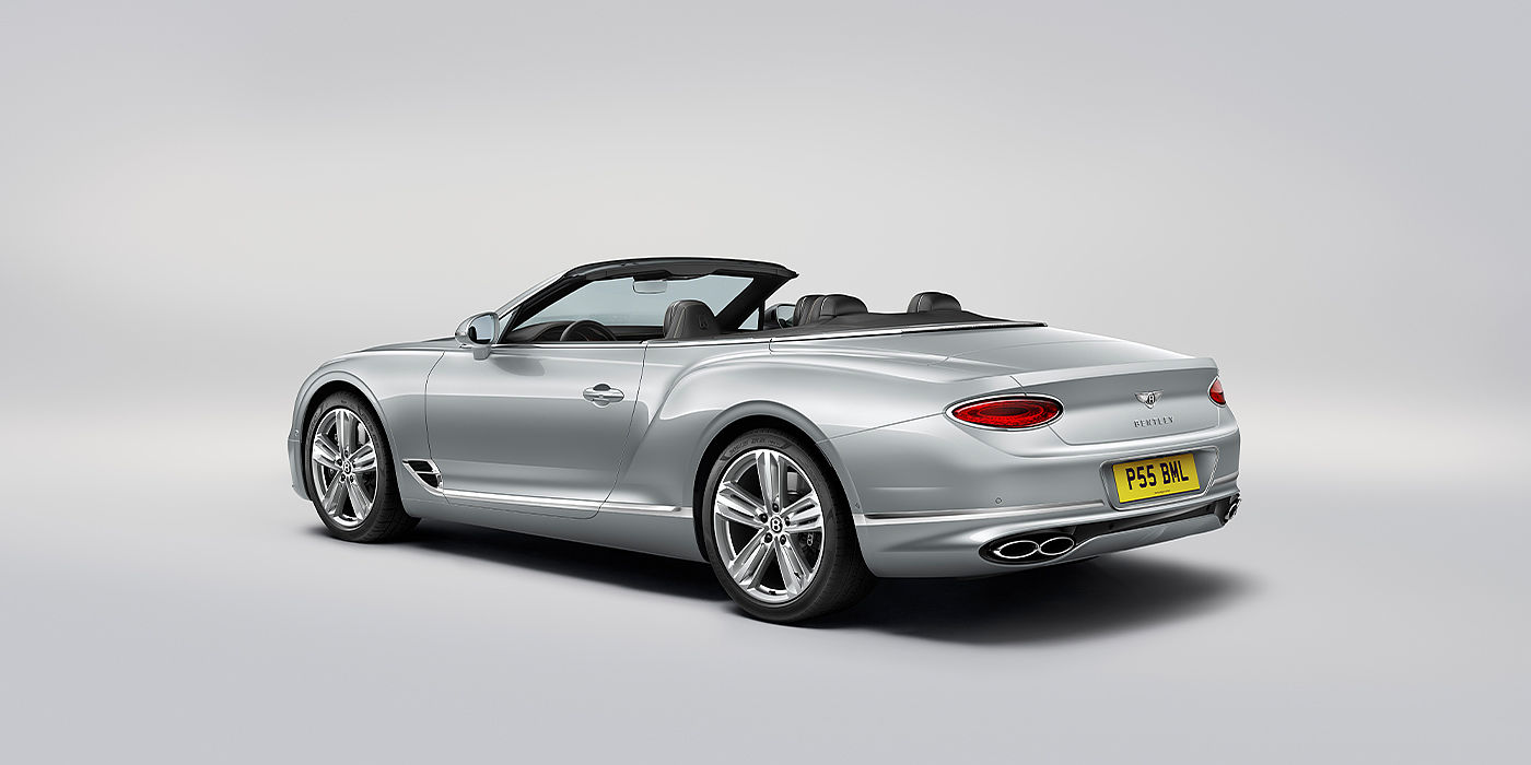 Exclusive Cars Vertriebs GmbH Bentley Continental GTC convertible in Moonbeam paint rear 34