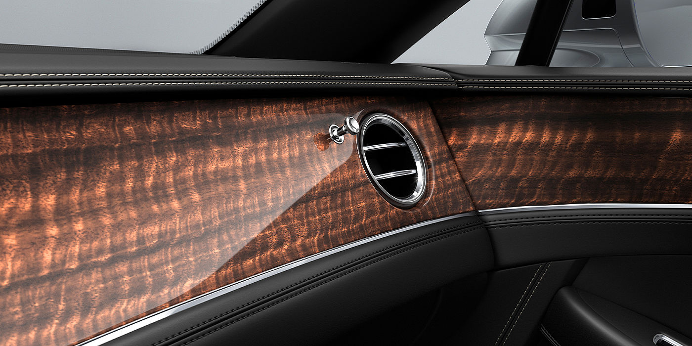 Exclusive Cars Vertriebs GmbH Bentley Continental GTC convertible Dark Fiddleback Eucalyptus veneer detail
